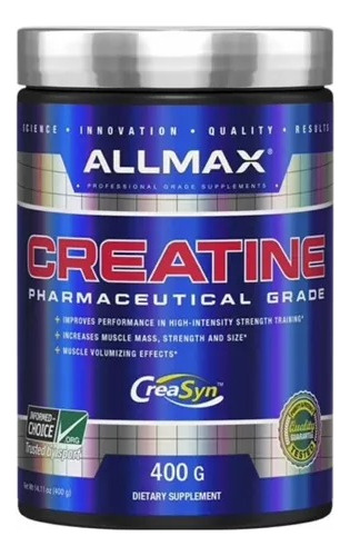 Creatina Allmax 400grs 80 Servicios Envio Gratis Todo Chile!