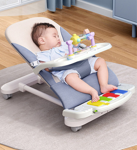 Bouncer Silla Vibradora Mecedora De Bebe Musical Con Juegos