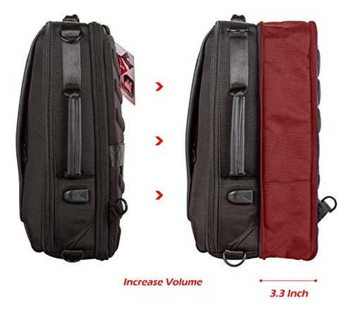Opack Rfid Business Mochila Para Portátil De 15,6 Pulgadas C