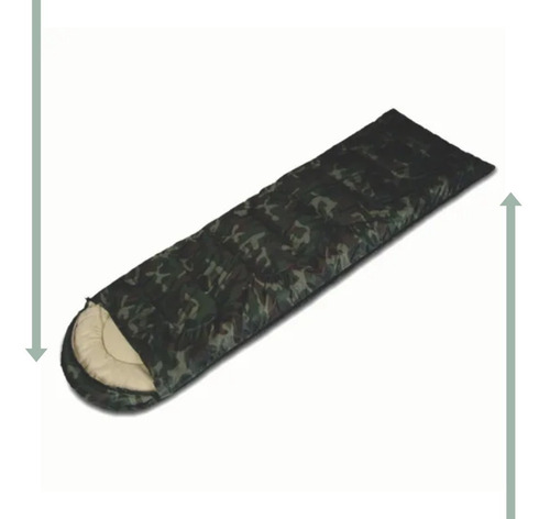 Saco De Dormir Camuflado Para 1 Pessoa Echolife - Sa0003