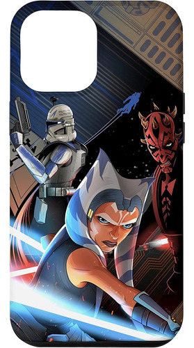 Funda Exclusiva De Ahsoka Y Darth Maul Para 12 Pro Max...
