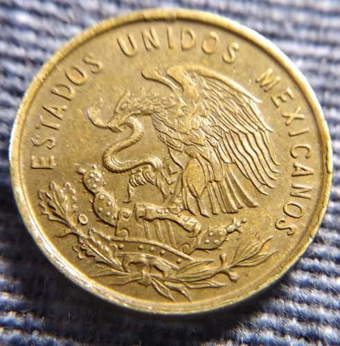 Moneda Un Centavo Espiga 1956, En Bronce 16mm. (Usado)