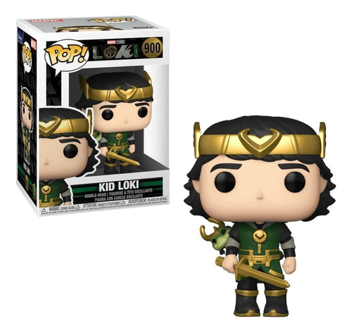 Boneco Heroes Marvel Kid Loki 900 Funko Pop