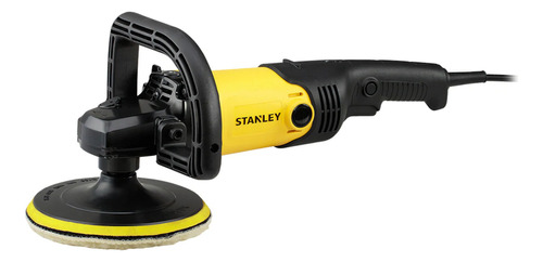 Pulidora eléctrica de mano Stanley SP137K color amarillo 220V 1300W