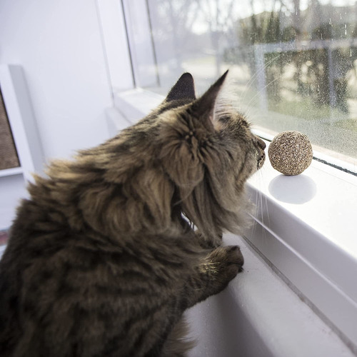 Smartykat, Catnip Kiss, Cat Toy, Compressed Catnip Ball