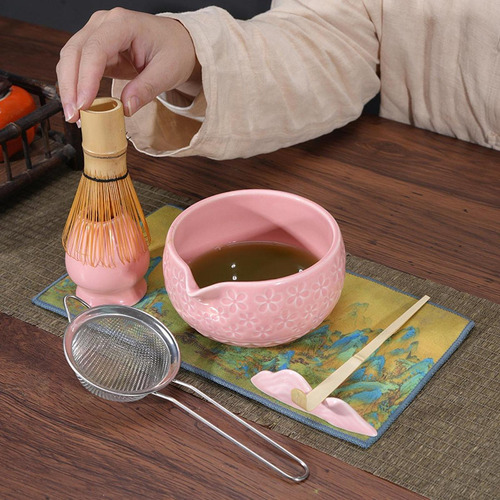 Ceramic Matcha Tea Bowl Top De Té Verde Japonés Accesorios