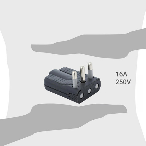 Enchufe Macho Volante 2p+t 16a 250v Bticino Certificado