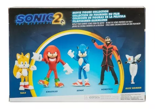 Bonecos Sonic Hedgehog Movie 2 Originais Importado Kit 4 Art