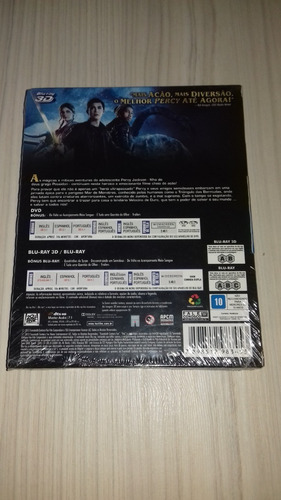 Imagem 2 de 2 de Blu Ray Percy Jackson E O Mar De Monstros - 3d+2d+dvd, C/luv
