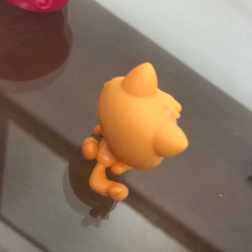 Littlest Pet Shop Gato Laranja Vaso De Flor Geração 1 #86 (Usado)