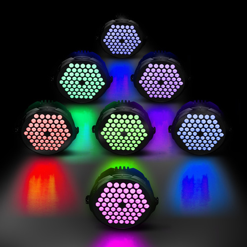Cañon De Leds Rgb Rhythmic Audio Dmx Todo Colo 60x3w