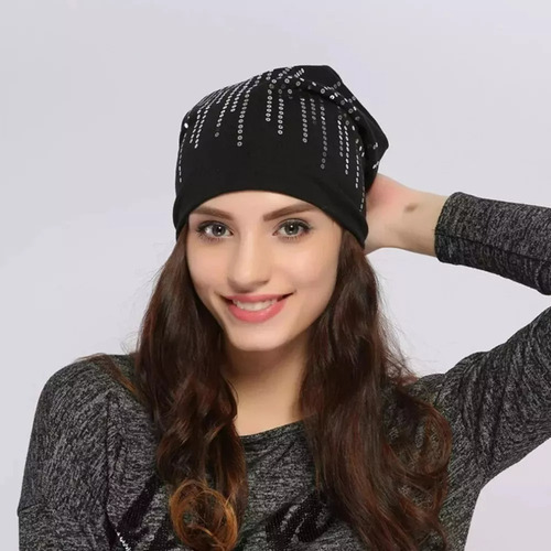 Gorro Nocturno De Lentejuelas Para Dama
