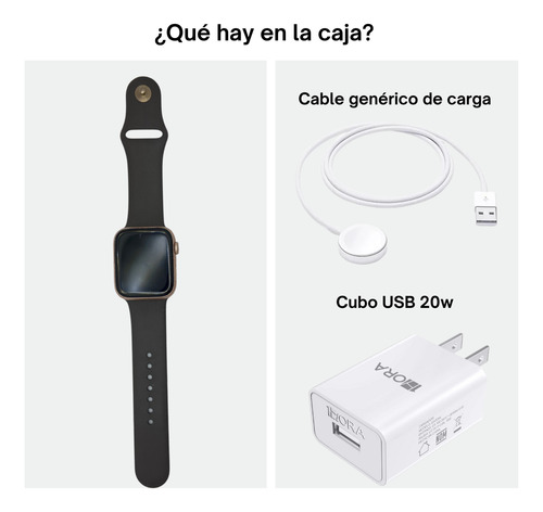 Apple Watch Se 1ra Gen - 44mm Gps + Lte - Grado B Gris Oscuro Deportivo Marrón Claro (Reacondicionado)