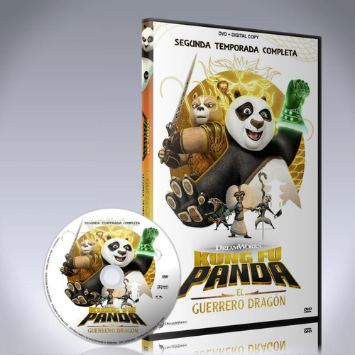 Kung Fu Panda El Guerrero Dragon Temporada 2 Dvd Latino