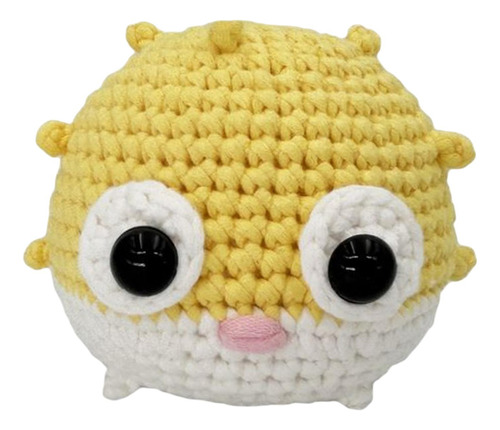 Animal Crochet Diy Puffer Doll Crochet Tejido A Mano Juguete