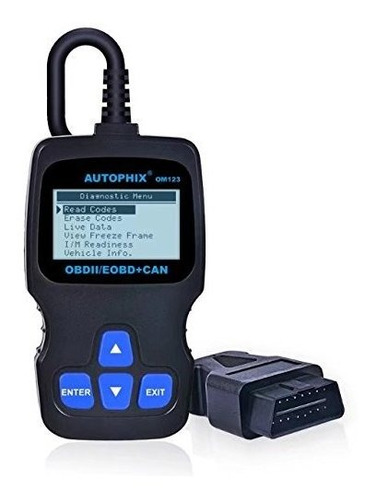 Autophix Obd2 Escáner, Om123 Lector De Código Automotriz Mej