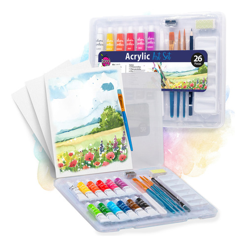 Berry Hip Juego de Pinturas Acrílicas Set de Arte Profesional Pinturas Vibrantes de 12 ml