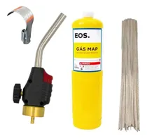 Comprar Maçarico Portatil Manual Agt+gas Mapp 400g+5 Soldas+brinde