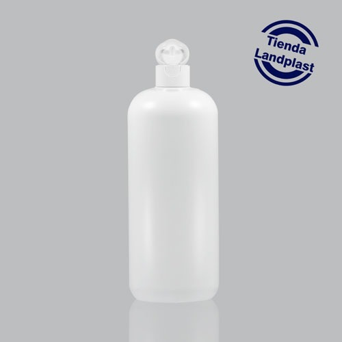 Envase Plastico Para Shampoo 650ml Con Tapa Flip Top Ø 28/410