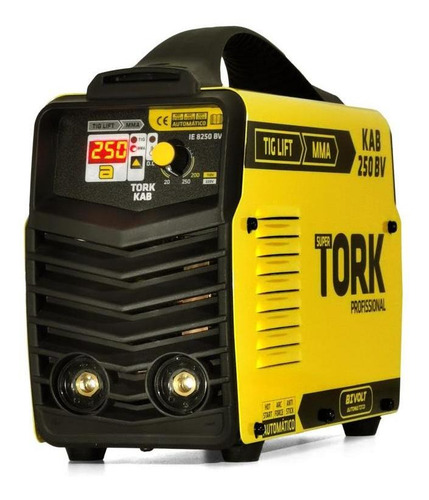 Máquina De Solda Inversora Kab250 Bivolt Ie-8250 Super Tork