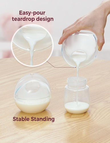 Colector De Leche Materna 90 Ml 2 Unidades Reutilizables