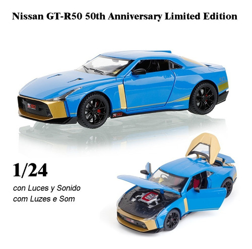 Nissan Gt R50 50th Edición Limitada Miniatura Metal Coche
