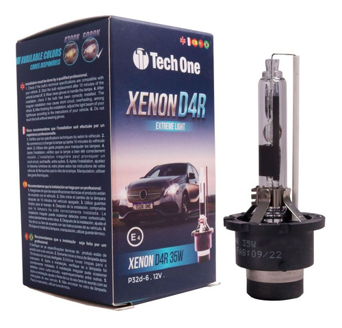 Lâmpada Xenon Hid Série D4r 4300k 35w 12v Techone