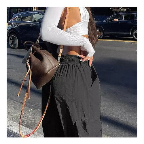 Pantalones De Mujer Cargo Pants Tipo Suelto Moda Para Dama