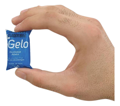 Gelo Artificial Flexível +gelo Gel 15g Kit Com 100 Unid
