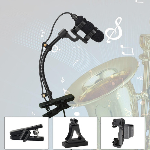 Condenser Cooenck Instrument Mic Mini Instrumento Wired L6