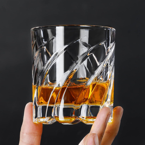 Paracity Juego De 2 Vasos Giratorios Para Whisky...