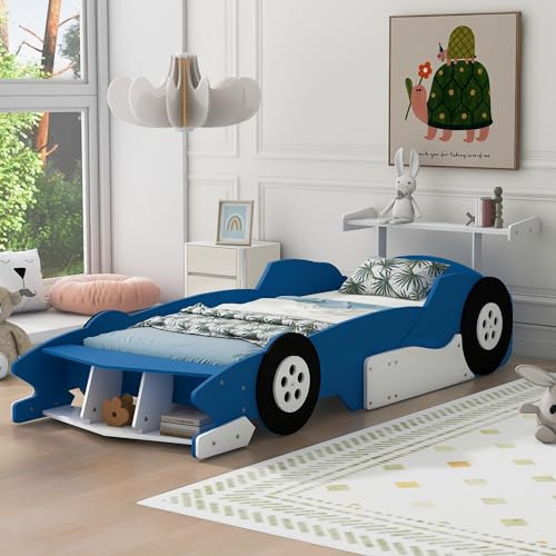 Cama Infantil Con Forma De Coche De Carreras