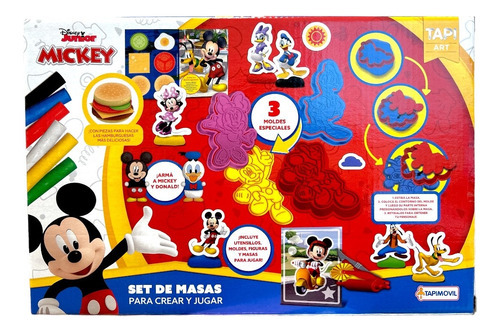 Set De Masas Y Moldes Mickey Disney Tapimovil