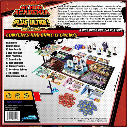 Juego De Mesa Jasco My Hero Academia Plus Ultra 14+ Ages