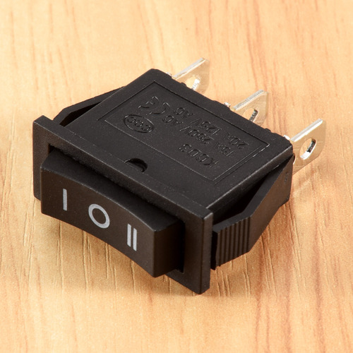 Crystally-ac15a/250v 20a/125v, 3 Pines Spdt Off, 3 Posicione