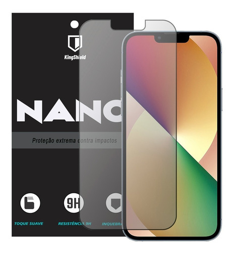 Película iPhone 14 Plus Kingshield Nano Vidro - Fosca