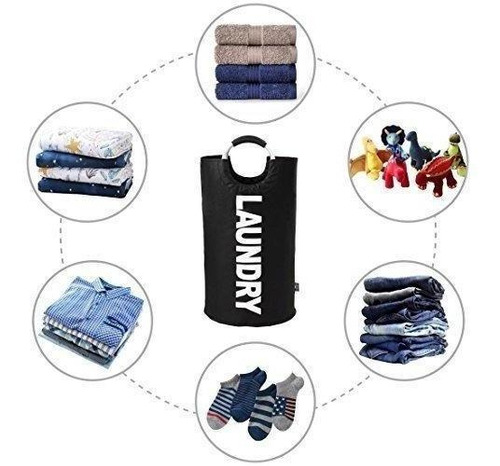 Imagen 5 de 7 de Dokehom Dka0001g Cesta Para La Colada 6 Colores L Y Xl Cesta