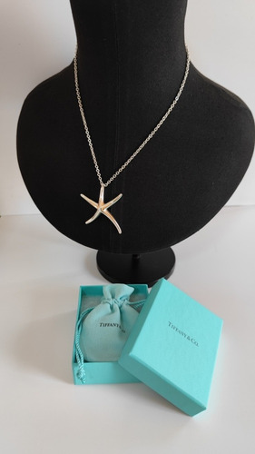 Tiffany & Co Collar Starfish Grande Plata Fina 925