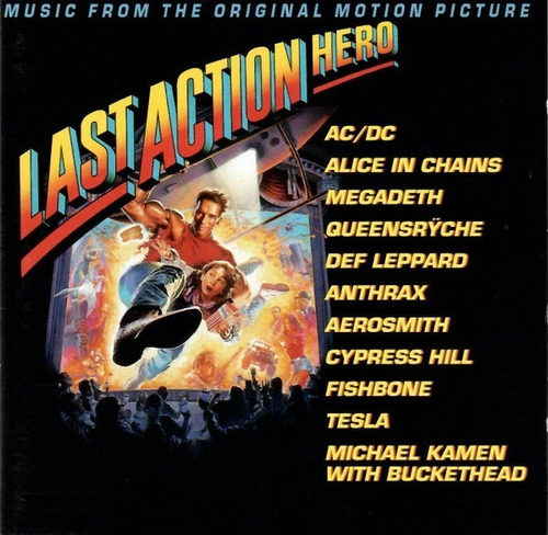 Last Action Hero Cd Ac/dc Megadeth Chain Anthrax (usado) P78