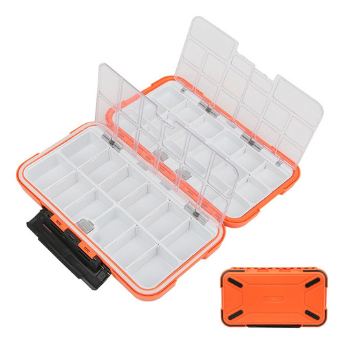 Abs Impermeable Caja De Aparejos De Pesca Cebo Señuelo Ganch