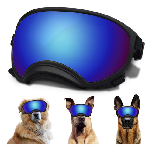 Gafas De Sol Grandes Para Perros Con Correa Ajustable, Prote