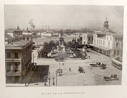 Vistas Chile Valparaiso 1900 Antiguo Libro Fotos Leblanc (Usado)
