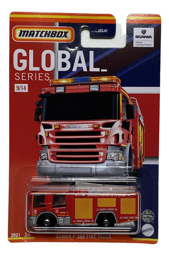Matchbox Global Series 9/14 - Scania P 360 Fire Truck