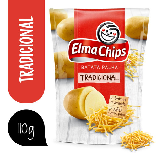 Batata Palha Tradicional Elma Chips 110g