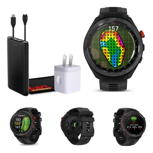Smartwatch Garmin Approach S70 47mm Gps Golf Display Amoled