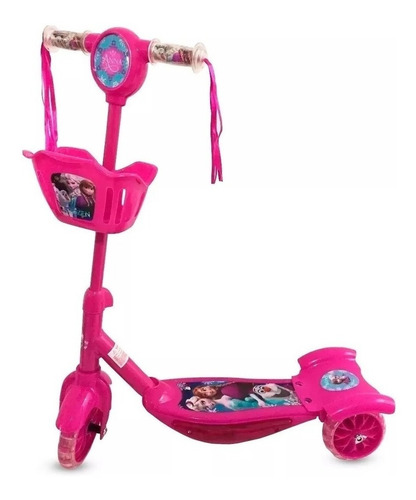 Patinete Musical 3 Rodas Cesta E Luzes Oferta Vários Modelos