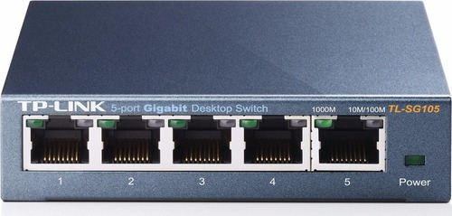 Imagem 2 de 6 de Switch Mesa 5 Portas Giga 10/100/1000mbps Tl-sg105 Tp-link