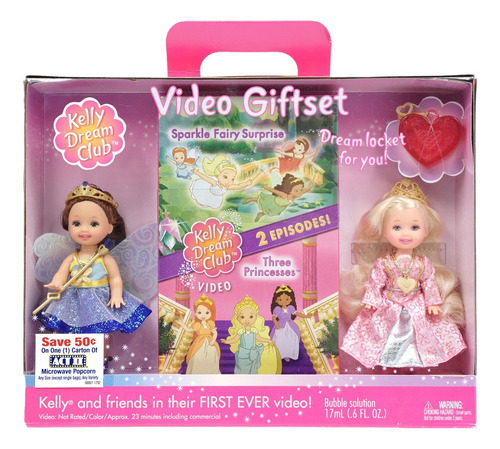 Barbie Kelly Dream Club Sparkle Fairy Surprise Video Giftset