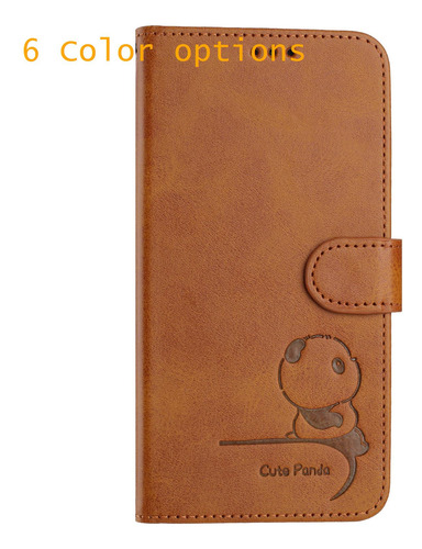 Funda Tipo Cartera Con Temática De Panda Para Cubot Note 40/p50/a10/a20/a30/max 5, Cierre Magnético, 3 Ranuras Para Tarjetas, A Prueba De Golpes