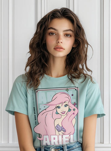 Playera Mujer The Little Mermaid Disney Comfy Fit